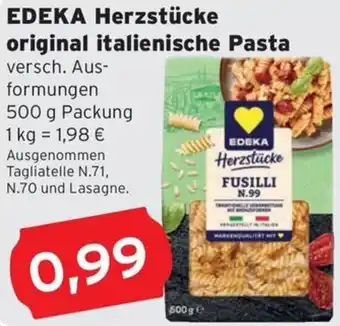 CAP Markt EDEKA Herzstücke original italienische Pasta Angebot