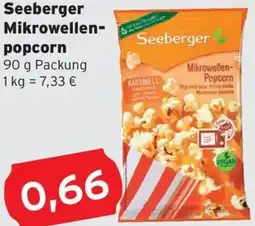 CAP Markt Seeberger Mikrowellen popcorn Angebot