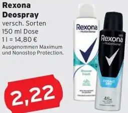 CAP Markt Rexona Deospray Angebot
