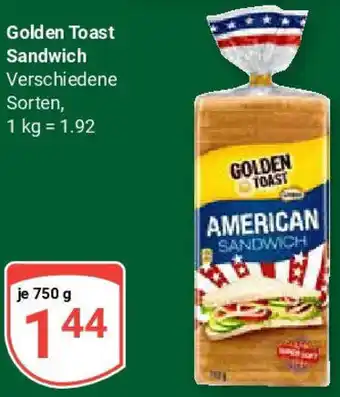 Globus Golden Toast Sandwich Angebot
