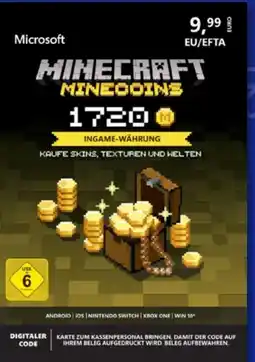 Aldi Nord Minecraft Geschenkkarte Angebot