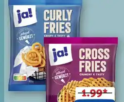 REWE ja! Curly Fries Angebot