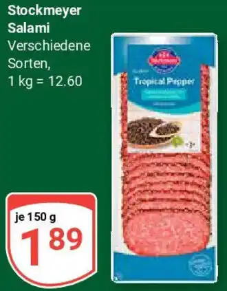 Globus Stockmeyer Salami Angebot