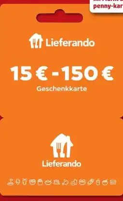 PENNY Lieferando Geschenkkarte Angebot