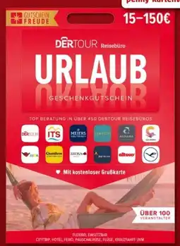 PENNY Dertour Geschenkkarte Urlaub Angebot
