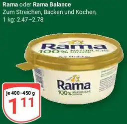 Globus Rama oder Rama Balance Angebot