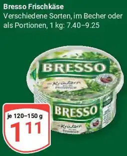 Globus Bresso Frischkäse Angebot