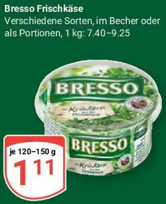 Globus Bresso Frischkäse Angebot
