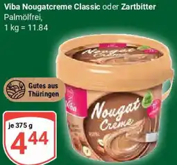 Globus Viba Nougatcreme Classic oder Zartbitter Angebot