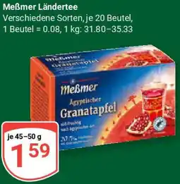 Globus Meẞmer Ländertee Angebot