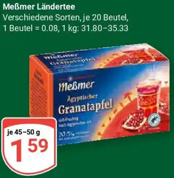 Globus Meẞmer Ländertee Angebot