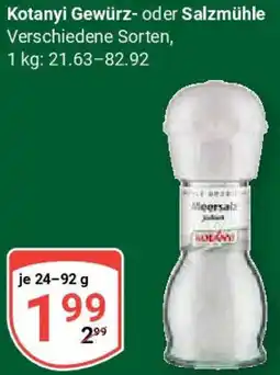 Globus Kotanyi Gewürz- oder Salzmühle Angebot