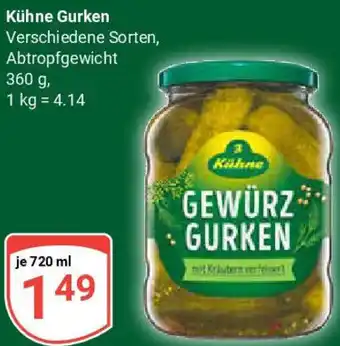 Globus Kühne Gurken Angebot