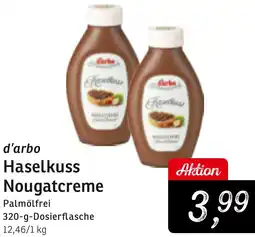 KONSUM d'arbo Haselkuss Nougatcreme Angebot