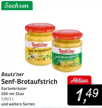 KONSUM Bautz'ner Senf-Brotaufstrich Angebot