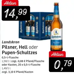 KONSUM Landskron Pilsner, Hell oder Pupen-Schultzes Angebot