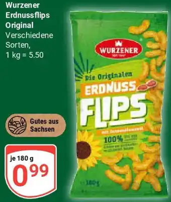 Globus Wurzener Erdnussflips Original Angebot