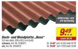 toom Baumarkt Dach- und Wandplatte „Base" Angebot