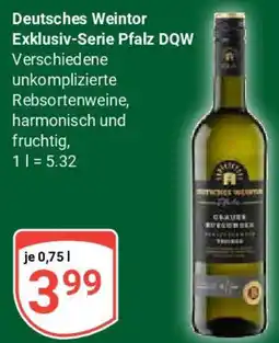 Globus Deutsches Weintor Exklusiv-Serie Pfalz DQW Angebot