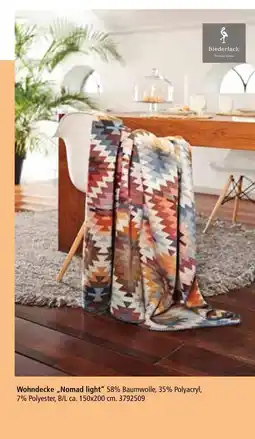 Segmüller Biederlack wohndecke „nomad light“ Angebot
