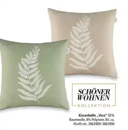 Segmüller Schöner wohnen kollektion kissenhülle viva Angebot