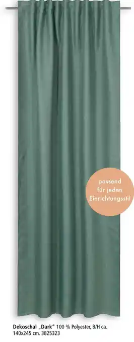 Segmüller Dekoschal dark Angebot