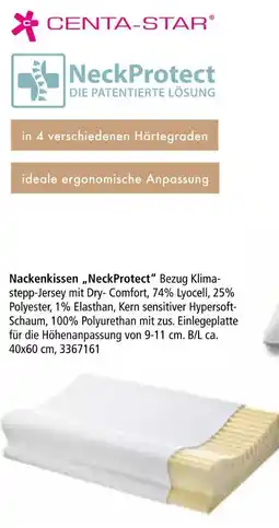 Segmüller Centa-star nackenkissen „neckprotect“ Angebot
