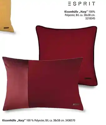 Segmüller Esprit kissenhülle „harp“ Angebot