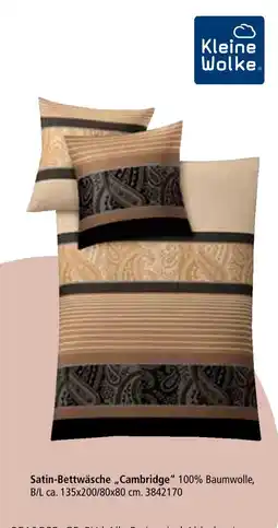 Segmüller Kleine wolke satin-bettwäsche cambridge Angebot
