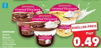 Kaufland Ehrmann grand dessert double choc Angebot