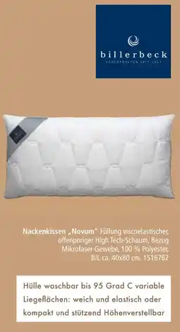 Segmüller Billerbeck nackenkissen novum Angebot