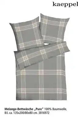 Segmüller Kaeppel melange-bettwäsche pure Angebot
