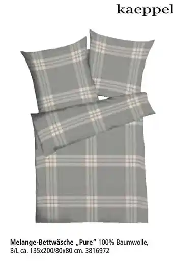 Segmüller Kaeppel melange-bettwäsche pure Angebot