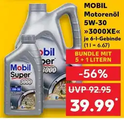 Kaufland Mobil motorenöl 5w-30 3000xe Angebot