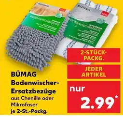 Kaufland Bümag bodenwischer-ersatzbezüge aus chenille Angebot