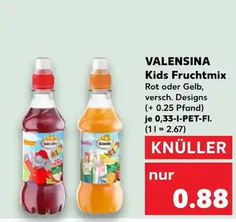 Kaufland Valensina kids fruchtmix rot Angebot