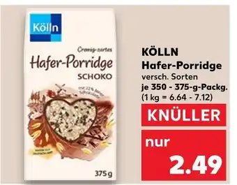 Kaufland Kölln hafer-porridge schoko Angebot