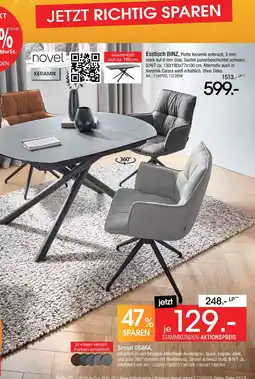 Zurbrüggen Novel esstisch binz Angebot