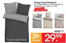 Zurbrüggen Melange-flanell-bettwäsche Angebot