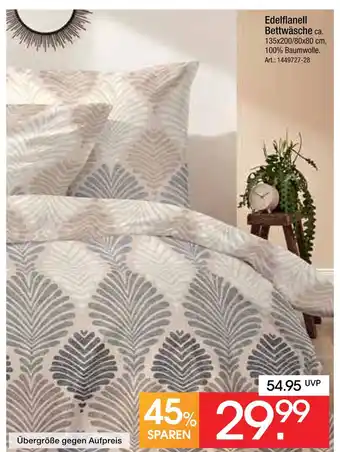 Zurbrüggen Edelflanell bettwäsche Angebot