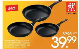 Zurbrüggen Zwilling pfannenset 3-tlg Angebot