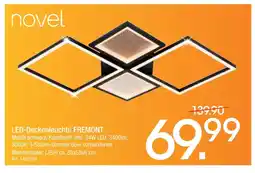 Zurbrüggen Novel led-deckenleuchte fremont Angebot