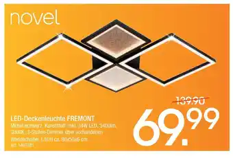 Zurbrüggen Novel led-deckenleuchte fremont Angebot