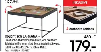 Zurbrüggen Couchtisch larkana Angebot