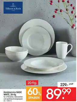 Zurbrüggen Villeroy & boch kombiservice basic white, 20-tlg Angebot