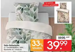 Zurbrüggen Satin-bettwäsche Angebot