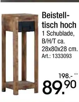 Zurbrüggen Beistelltisch hoch Angebot