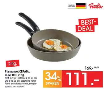 Zurbrüggen Fissler pfannenset ceratal comfort Angebot