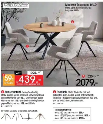 Zurbrüggen Venjakob armlehnstuhl Angebot