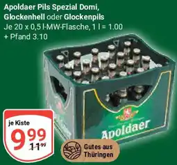 Globus Apoldaer Pils Spezial Domi, Glockenhell oder Glockenpils Angebot